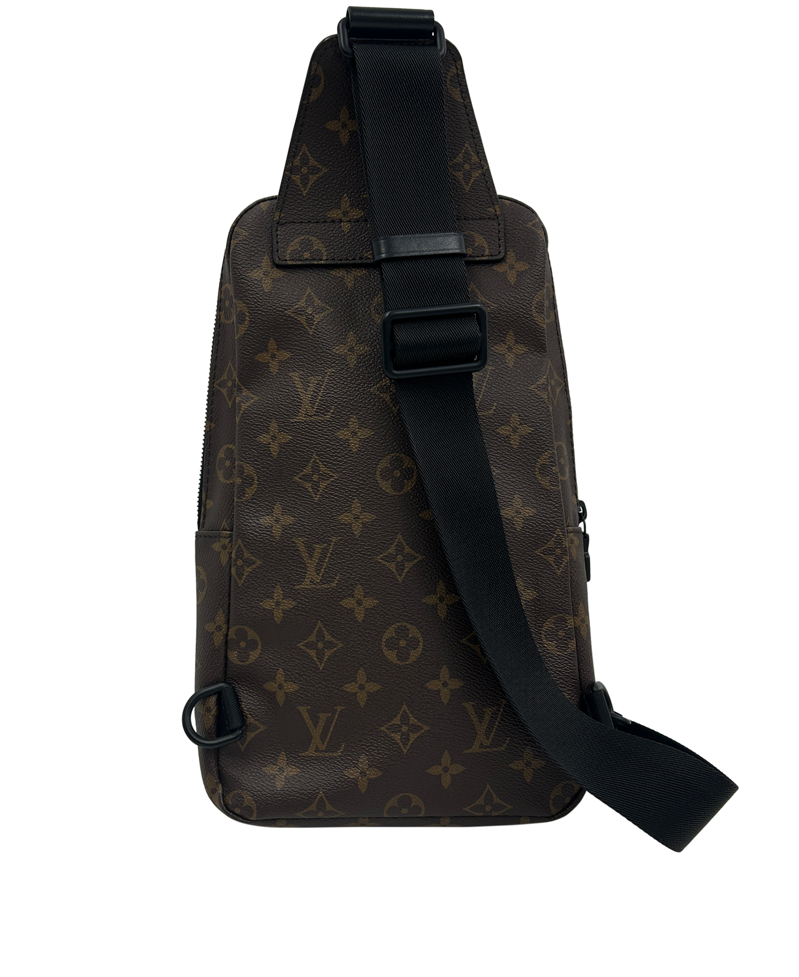 Bandolera Avenue, 650&euro;, Bolso, Marrón, Canvas - General, Vista trasera